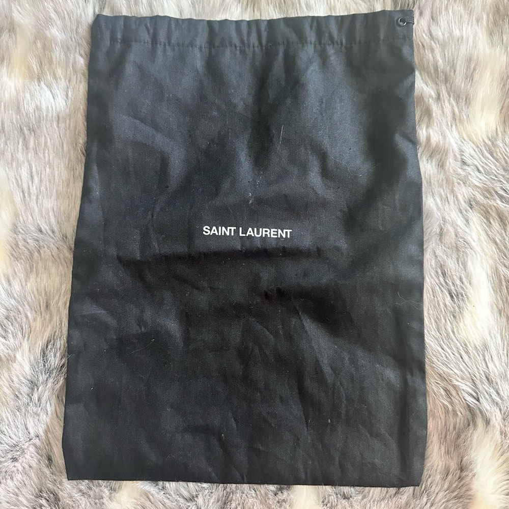 Saint Laurent Black Drawstring Dust Bag NEVER USED